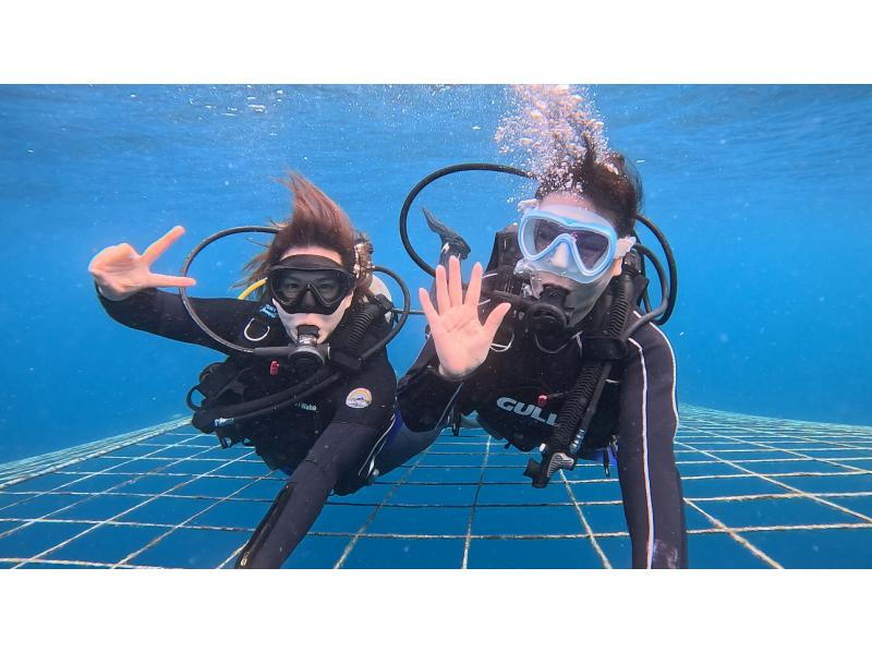 【読谷村】ジンベエザメと体験ダイビング★水族館を超える感動と迫力！GoPro撮影データ全てプレゼント！の紹介画像