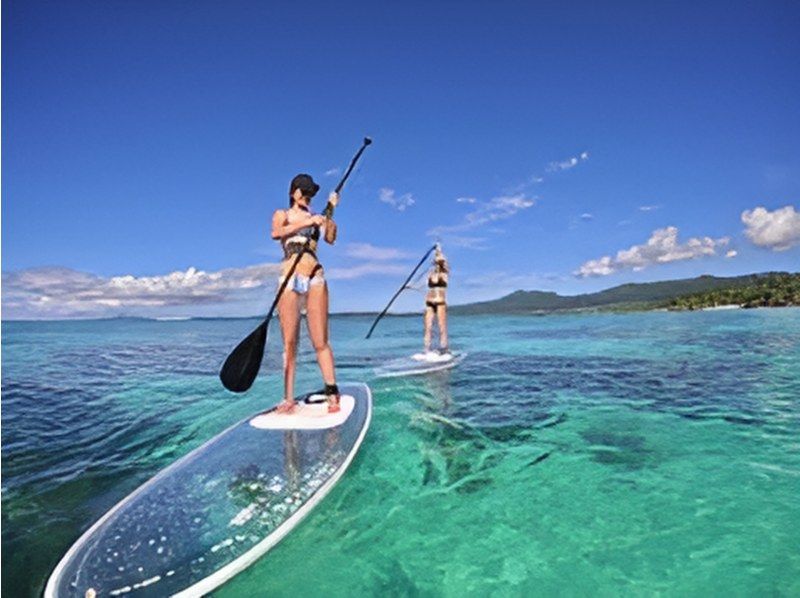 [沖繩/宮古島] 在擁有世界上最透明水域之一的17END海中親自體驗SUP <包括免費照片和影片拍攝> 可當天預訂！有指導支持！ 1人可參加！の紹介画像