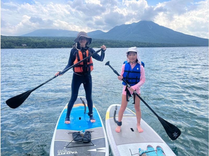 【北海道・支笏湖】水質日本一の湖でプライベートなサップ体験！写真や動画は無料プレゼント・ 初心者大歓迎・小さなお子様やDOGSUPも♪の紹介画像