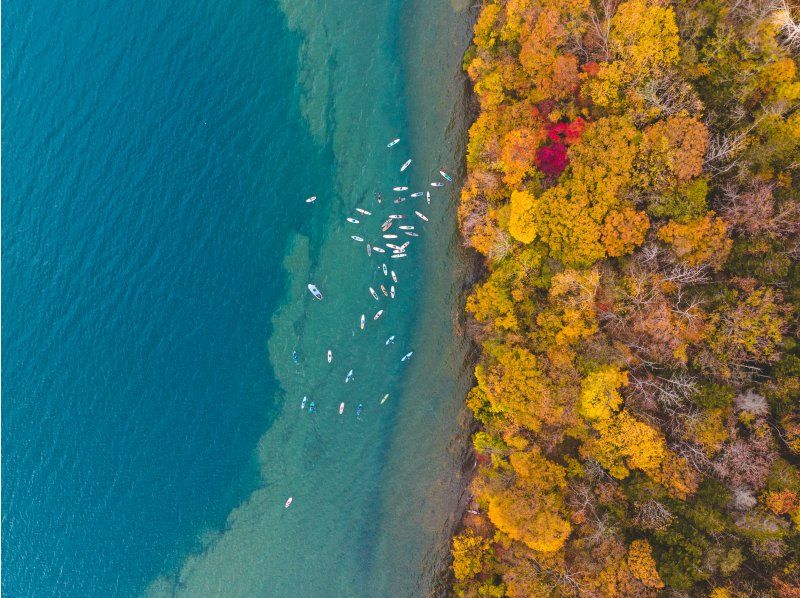 【北海道・支笏湖】水質日本一の湖でプライベートなサップ体験！写真や動画は無料プレゼント・ 初心者大歓迎・小さなお子様やDOGSUPも♪の紹介画像