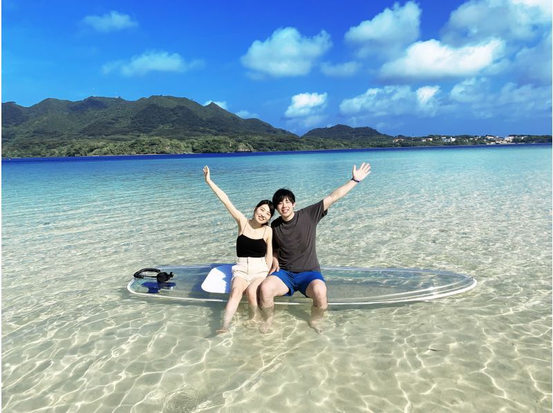 [Private tour for one group] Ishigaki Island's No. 1 beach "Kabira" Clear Sup tour "4K. Free drone video and photography" & "Free video recording of every moment during the tour with GoPro"の紹介画像