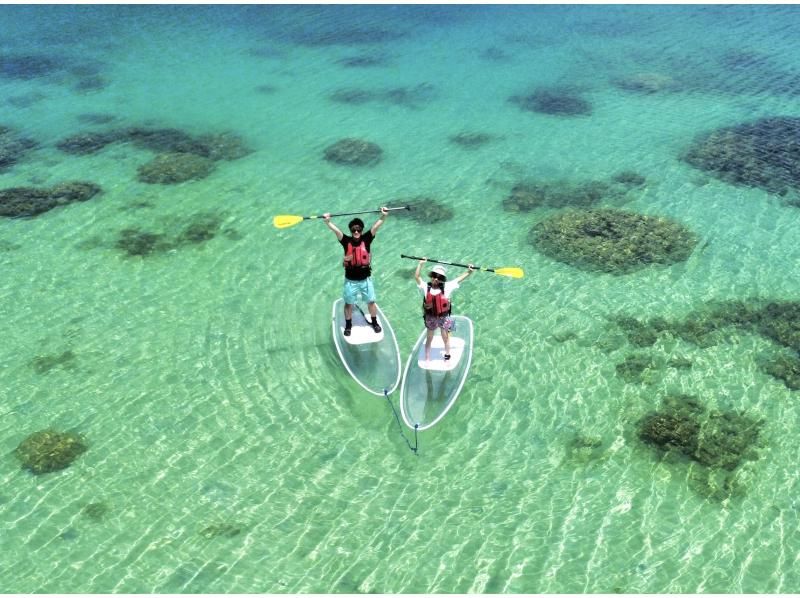 [Private tour for one group] Ishigaki Island's No. 1 beach "Kabira" Clear Sup tour "4K. Free drone video and photography" & "Free video recording of every moment during the tour with GoPro"の紹介画像