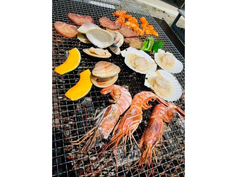 [วากายามะ / ชิราฮามะ / ทานาเบะ / ริวจิน] คอร์สบาร์บีคิวมาตรฐานที่คุณสามารถเพลิดเพลินกับการว่ายน้ำที่ชายหาดใกล้เคียง - คุณยังสามารถสัมผัสกับกิจกรรมทางทะเลเพิ่มเติมได้อีกด้วย!の紹介画像