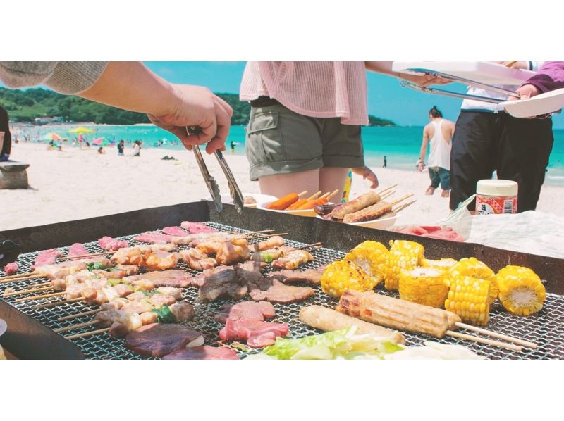 【和歌山・白浜／田辺】☆ビーチでBBQ＆海水浴☆手ぶらBBQスタンダードコースの紹介画像
