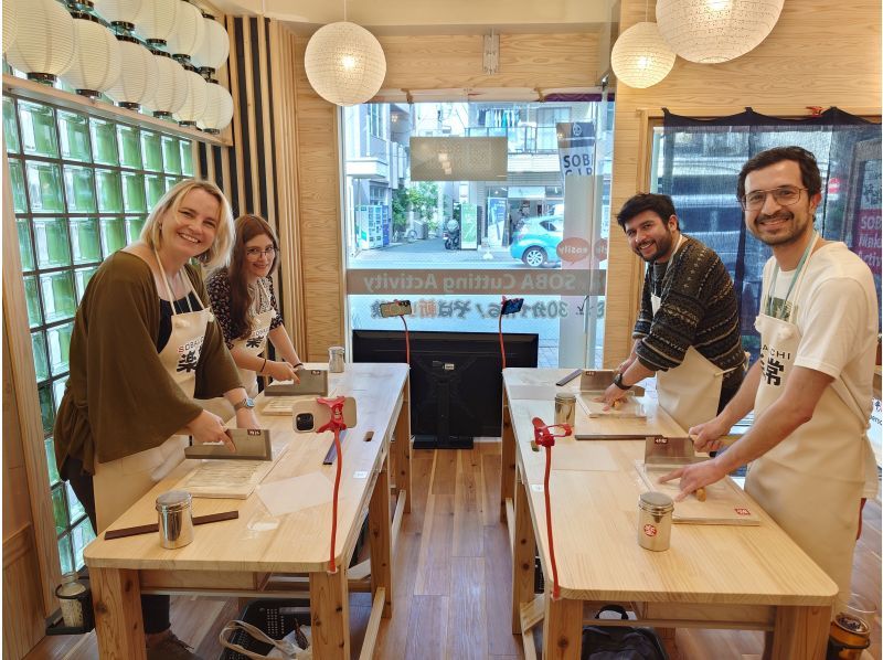 [Tokyo, Asakusa Kappabashi] 30-Min Soba Cutting & Tasting – Cool Indoor Activity for Summer