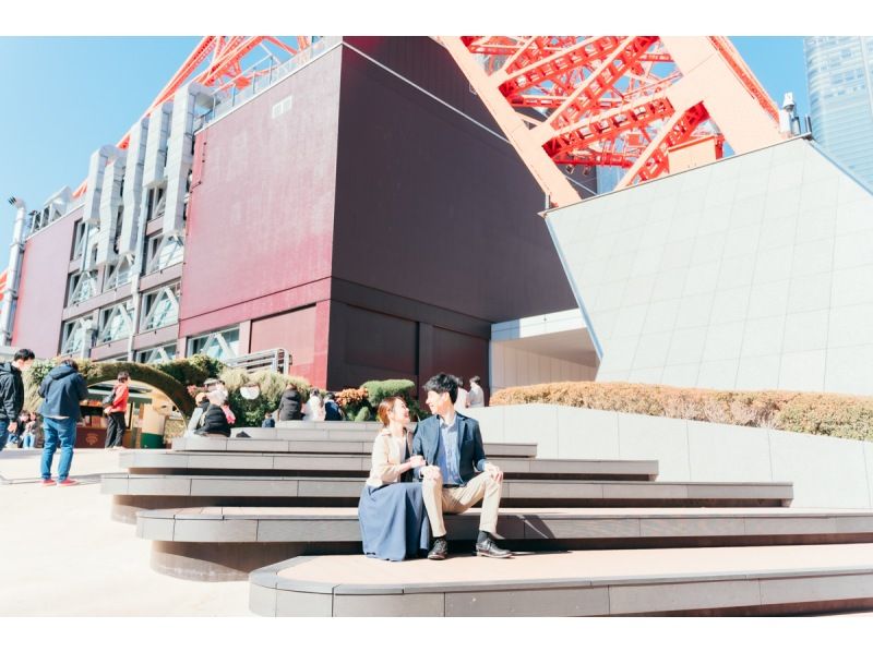 [东京/芝公园]以东京铁塔为背景拍浪漫照片吧！情侣欢迎！の紹介画像