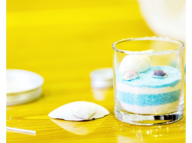 【宮崎・団体様/キャンドル作り教室】25名以上の団体参加可能！環境教育型プラン：貝殻、シーグラスなどビーチコーミングで探そうの紹介画像