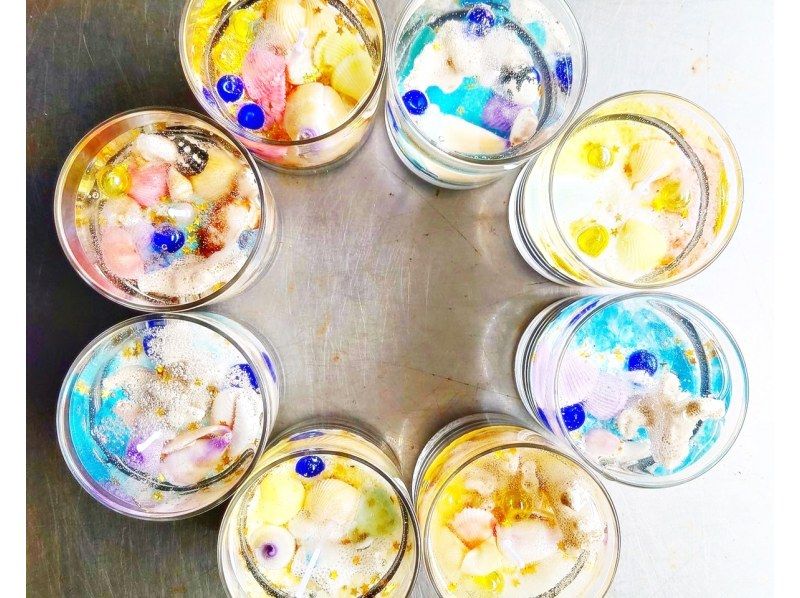 【宮崎・団体様/キャンドル作り教室】25名以上の団体参加可能！環境教育型プラン：貝殻、シーグラスなどビーチコーミングで探そうの紹介画像