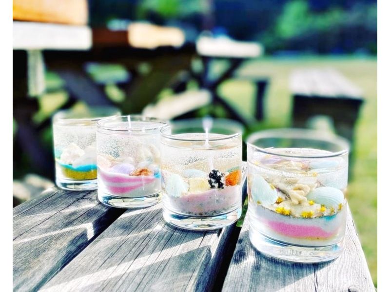 【宮崎・団体様/キャンドル作り教室】25名以上の団体参加可能！環境教育型プラン：貝殻、シーグラスなどビーチコーミングで探そうの紹介画像