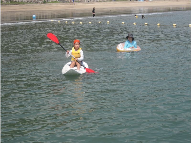 【宮崎・日南/海のパドルスポーツ体験】ビーチワルンハダシ集合：感覚機能を鍛えよう！カヌーやSUPで子供に必要な身体機能が身につく！CN90の紹介画像