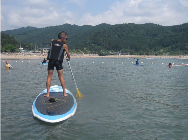 【宮崎・日南/海のパドルスポーツ体験】ビーチワルンハダシ集合：感覚機能を鍛えよう！カヌーやSUPで子供に必要な身体機能が身につく！CN90の紹介画像