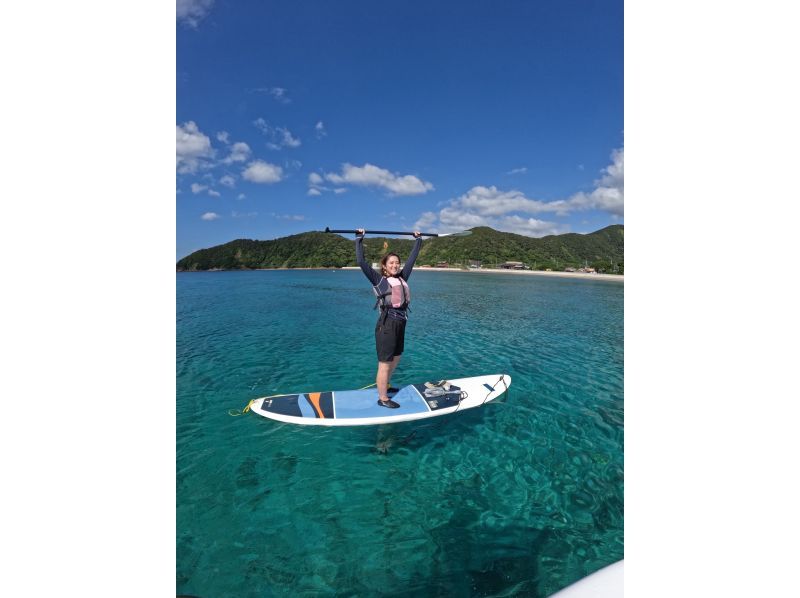 [Enjoy SUP rental plan on the natural heritage site of Amami Oshima] 3 hours in the morning or afternoon. Beginners and men are welcome!の紹介画像
