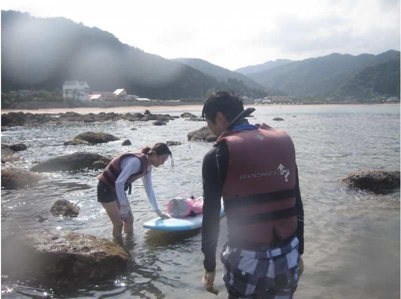 【宮崎・日南/シュノーケル・SUPツアー】ビーチワルンハダシ集合：海の生き物を探しにサップで海へ遊びに行こう！子供の自然体験の紹介画像