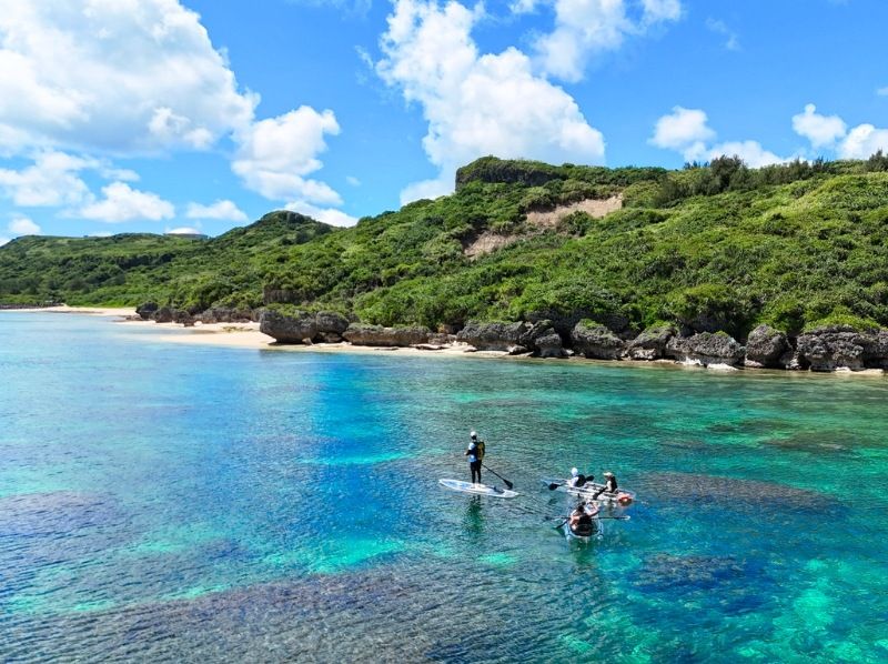 [沖繩，宮古島]私人 Clear Sup 之旅☆私人海灘☆全額退款 + α 保證☆無人機拍攝☆の紹介画像