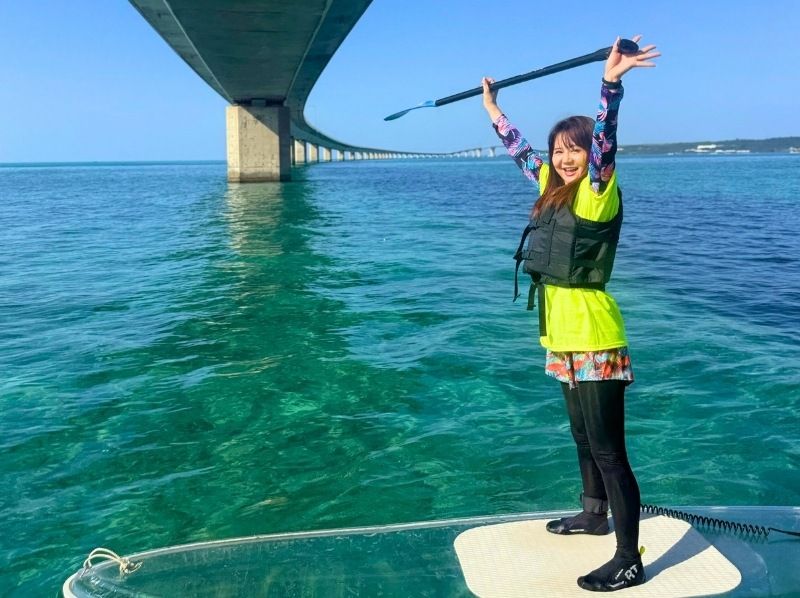 【沖縄・宮古島】1組貸切クリアSUP 初心者OK｜ドローン撮影＆返金保証の紹介画像