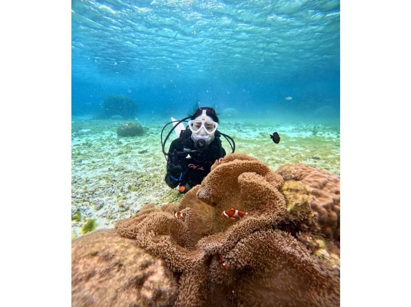 [Full-face mask private diving experience (you can breathe safely and easily without getting your face wet)] Hot shower & changing tent available, GoPro free of charge, pick-up available [Miyakojima]の紹介画像