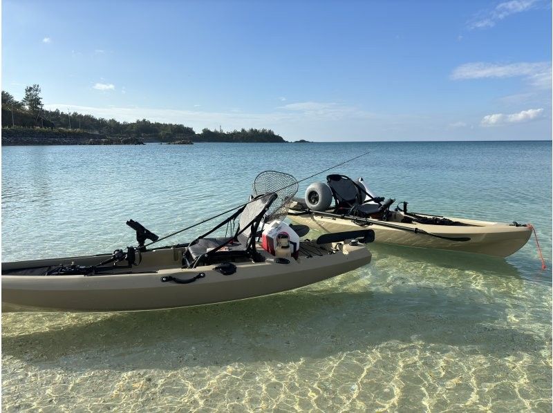 [Okinawa, Onna Village] Kayak fishing fully reserved! Half-day lure fishing in a pedal kayak ☆ Beginners welcome ☆の紹介画像