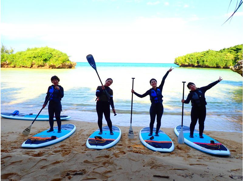 [Okinawa, Onna Village/Maeda Cape area] Enjoy the ocean known as Maeda Blue! Private SUP cruising tourの紹介画像