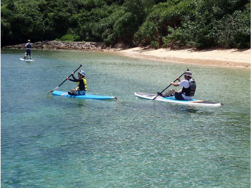 [Okinawa, Onna Village/Maeda Cape area] Enjoy the ocean known as Maeda Blue! Private SUP cruising tourの紹介画像