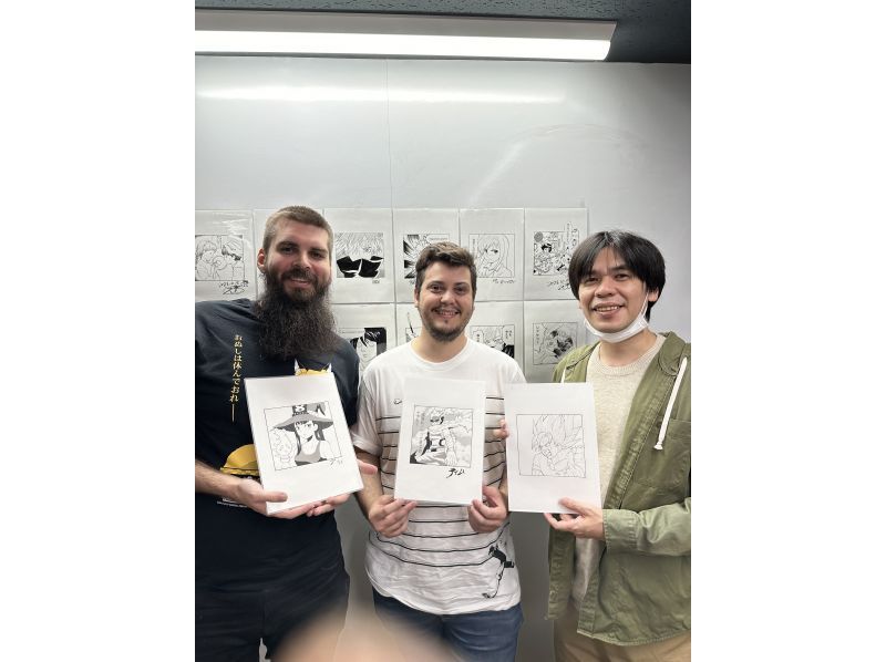 [โตเกียว/ชิบูย่า] ประสบการณ์การวาดภาพมังงะที่สอนโดยศิลปินมังงะมืออาชีพที่มีพื้นฐานด้านมังงะยอดนิยม ~สำหรับนักท่องเที่ยว~の紹介画像