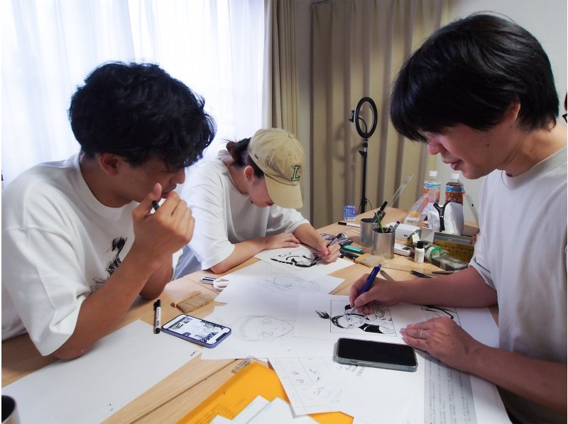 [โตเกียว/ชิบูย่า] ประสบการณ์การวาดภาพมังงะที่สอนโดยศิลปินมังงะมืออาชีพที่มีพื้นฐานด้านมังงะยอดนิยม ~สำหรับนักท่องเที่ยว~の紹介画像