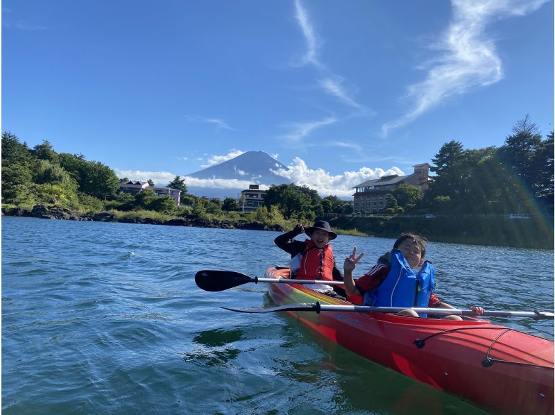 【山梨・河口湖】年末年始限定！富士山が高確率で見えるカヤックツアー！幻想的な風景を堪能ツアー　気持ちの良い朝活！の紹介画像