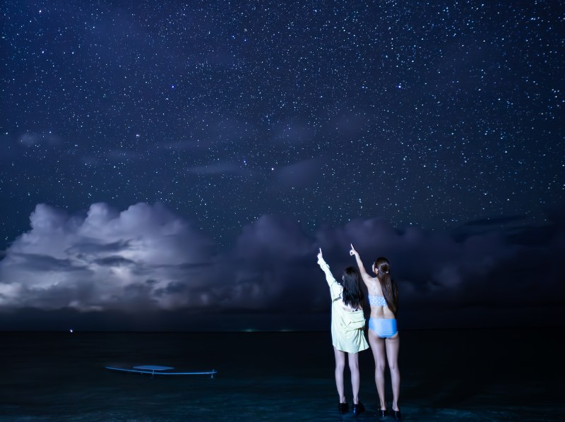 宮古島【 海 の 上 の 星 空 ツ ア ー 】 ☆星空の下で写真撮影☆