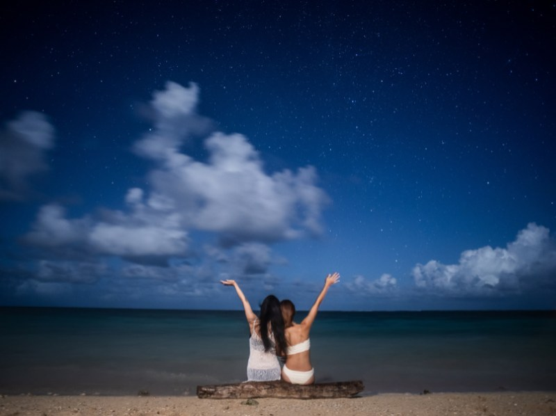 宮古島【 海 の 上 の 星 空 ツ ア ー 】 ☆星空の下で写真撮影☆