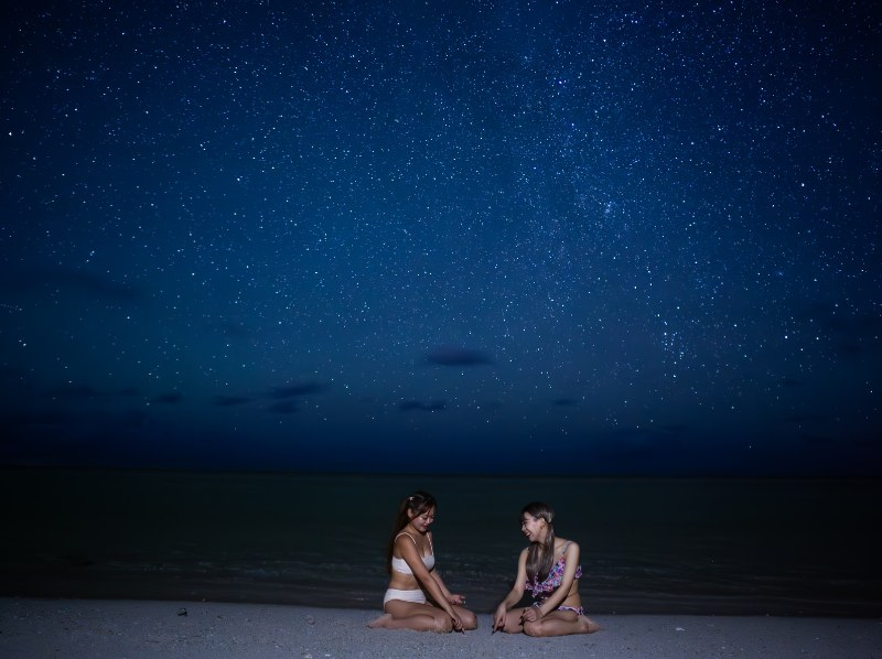 宮古島【 海 の 上 の 星 空 ツ ア ー 】 ☆星空の下で写真撮影☆