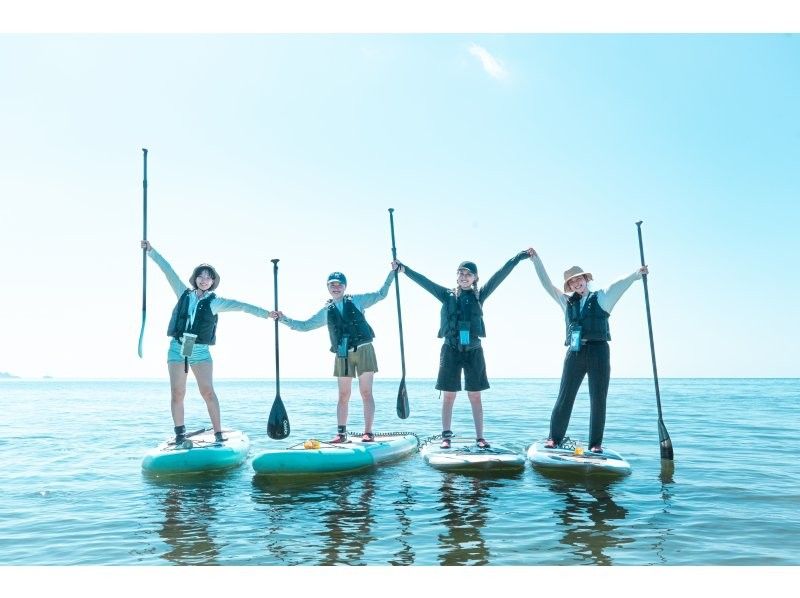 [Ishigaki Island / Limited to one group] Okinawa's first! Mangrove & ocean drone photography included! Mangrove that you can land on & crystal clear ocean SUP/canoe! Guided by a professional island photographerの紹介画像