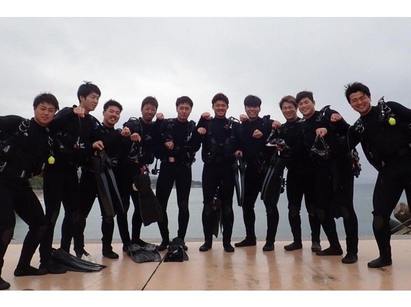 [Okinawa, northern part]Gorilla Chop experience diving! Beginners are welcome. Free photo data