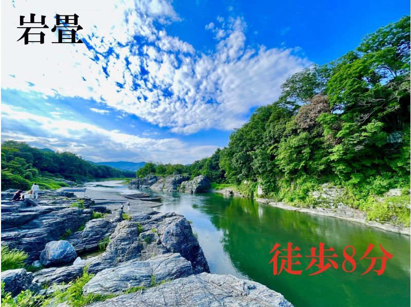 長瀞駅から徒歩5分！ロングコースを1年生から！カメラ持ち込みOK！エアコン付き更衣室・温水シャワー【埼玉県・秩父長瀞・ラフティング】の紹介画像
