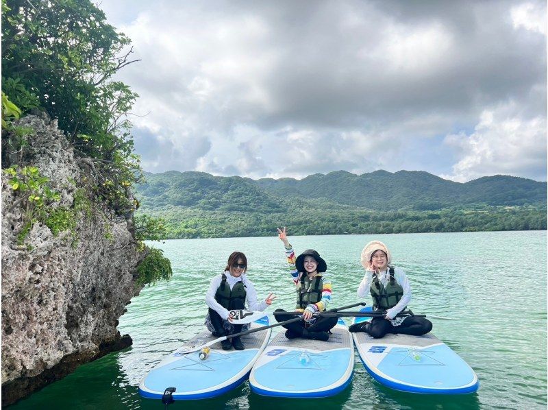 【石垣島】半日で満喫☆SUP＆シュノーケリングツアー！初心者の方も安心の1組様貸切！女性ガイドが担当/送迎・写真込/手ぶら参加◎の紹介画像