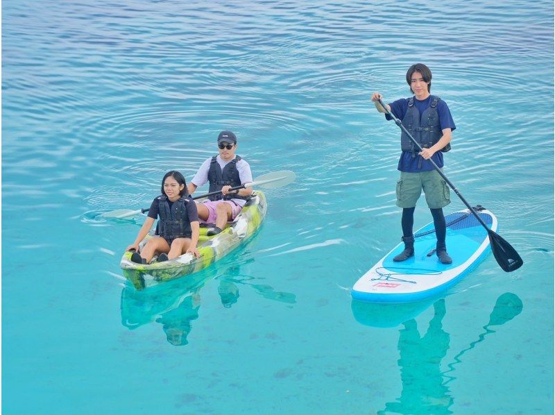 [Okinawa, Yonaguni Island] Enjoy the great outdoors on a remote island! SUP/canoe x snorkel plan to explore the oceanの紹介画像