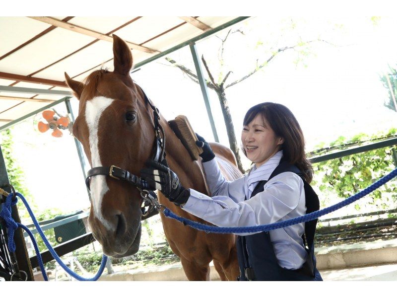 【福岡県民限定】乗馬を趣味にしたい方！基礎から学ぶ (ﾚｯｽﾝ料、ﾚﾝﾀﾙ代込み)の紹介画像