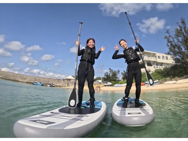 SALE! [Blue Cave] Greedy Set Plan ☆ A great deal where you can enjoy both SUP and snorkeling ♪の紹介画像