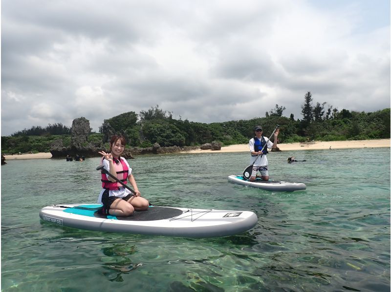 SALE! [Blue Cave] Greedy Set Plan ☆ A great deal where you can enjoy both SUP and snorkeling ♪の紹介画像