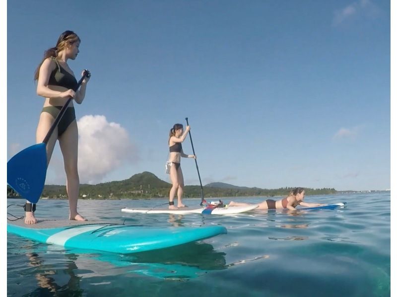 【美ら海SUP＆青の洞窟体験ダイビング欲張りツアー両方真栄田岬近辺開催・時間を最大限に活用【沖縄・恩納村】多言語対応可能!!!の紹介画像