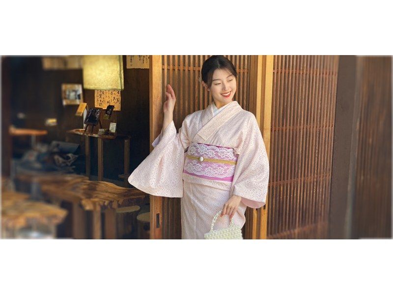 SALE! [Kyoto, Kiyomizu-dera Temple] Ladies' Lace Kimono Plan Lace Kimono Rental Everything you need to dress up is included♪の紹介画像