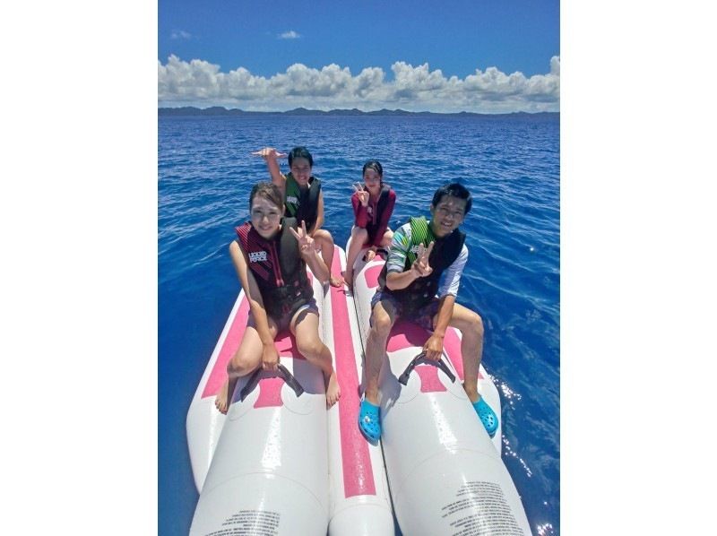 [Okinawa, Nago] Cheap banana boat experience! A short ride!の紹介画像