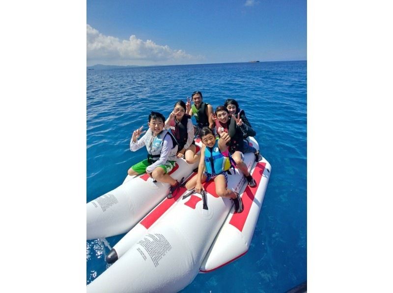 [Okinawa, Nago] Cheap banana boat experience! A short ride!の紹介画像