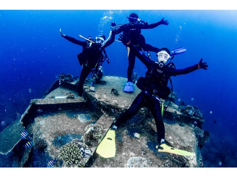 [Near American Village] 1 dive! Chatan boat experience diving! Free video and photo gift!