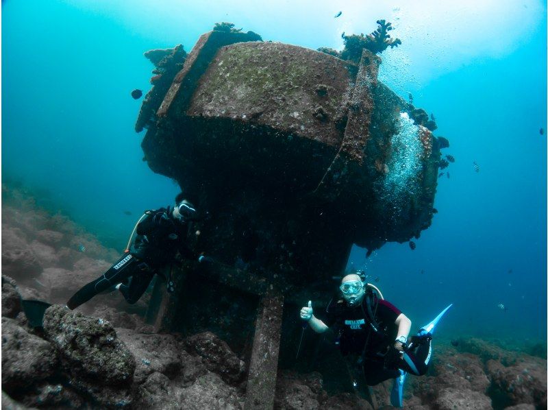 [Near American Village] 1 dive! Chatan boat experience diving! Free video and photo gift!