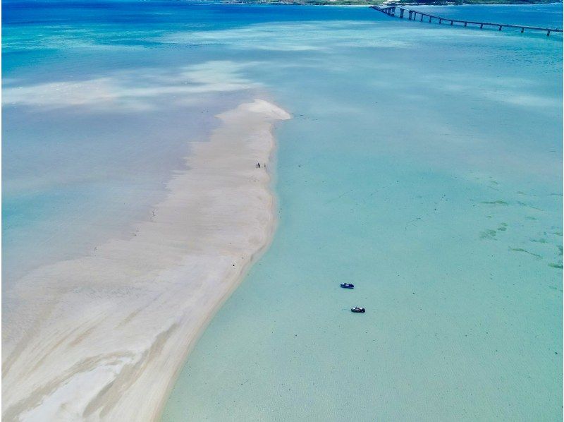 【沖縄・宮古島】ジェットスキーで行くユニの浜ツアー、透明な海と白砂の楽園へ出発★全身で海風を感じて気分爽快で贅沢な時間！ツーリングあり！の紹介画像