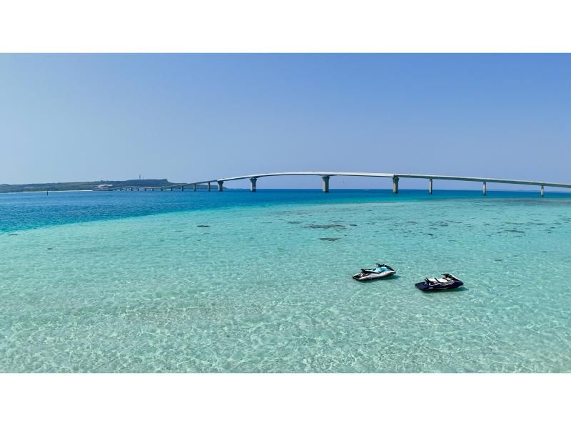 【宮古島/１時間/免許不要】ジェットスキーで行く楽々ユニの浜ツアー！初心者の方でも安心透明な海と白砂の贅沢な時間！撮影データ無料の紹介画像