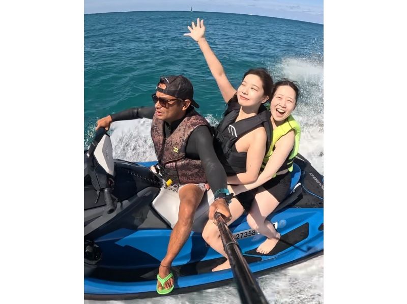 [Departing from Ginowan] <Available on the day!> Jet ski experience ★ Ages 4 and up OK! For families, couples, and friends!!の紹介画像