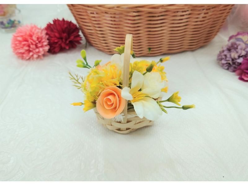 【香りの花かご】小さくて可愛い♪　デスク・玄関・お手洗いに飾って香るお花のインテリア！母の日にも♪ 当店オリジナルメニュー の紹介画像