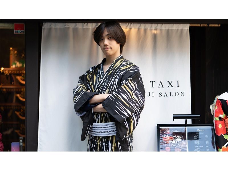 SALE! [Kyoto, Kiyomizu-dera Temple] Men's plan Kimono and yukata rental *No need to bring anything! Everything you need for dressing is provided♪の紹介画像