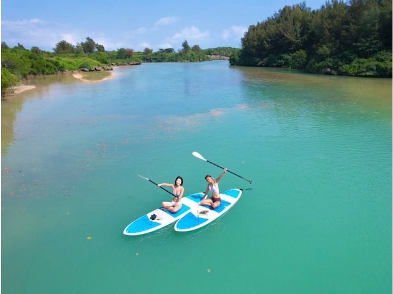 SALE! [Irabu Island/half day] Pick-up service available! Miyako blue and mangroves at the same time! Sea mangrove SUP/canoe tour!の紹介画像