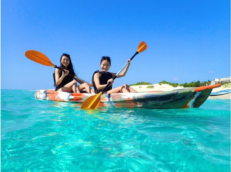 [Miyakojima/Irabujima] Pick-up service available! Blue cave "Sapphire Cave" exploration & snorkeling & stunning beach SUP/canoeing ★ Free photo data!の紹介画像